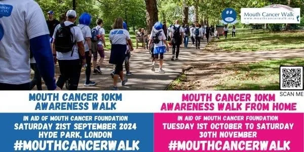 Join the Mouth Cancer 10K Awareness Walk