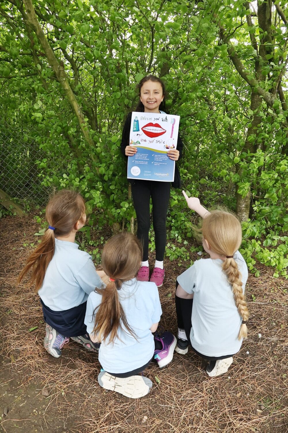 Poster created in award winning programme distributed to hundreds of children’s settings