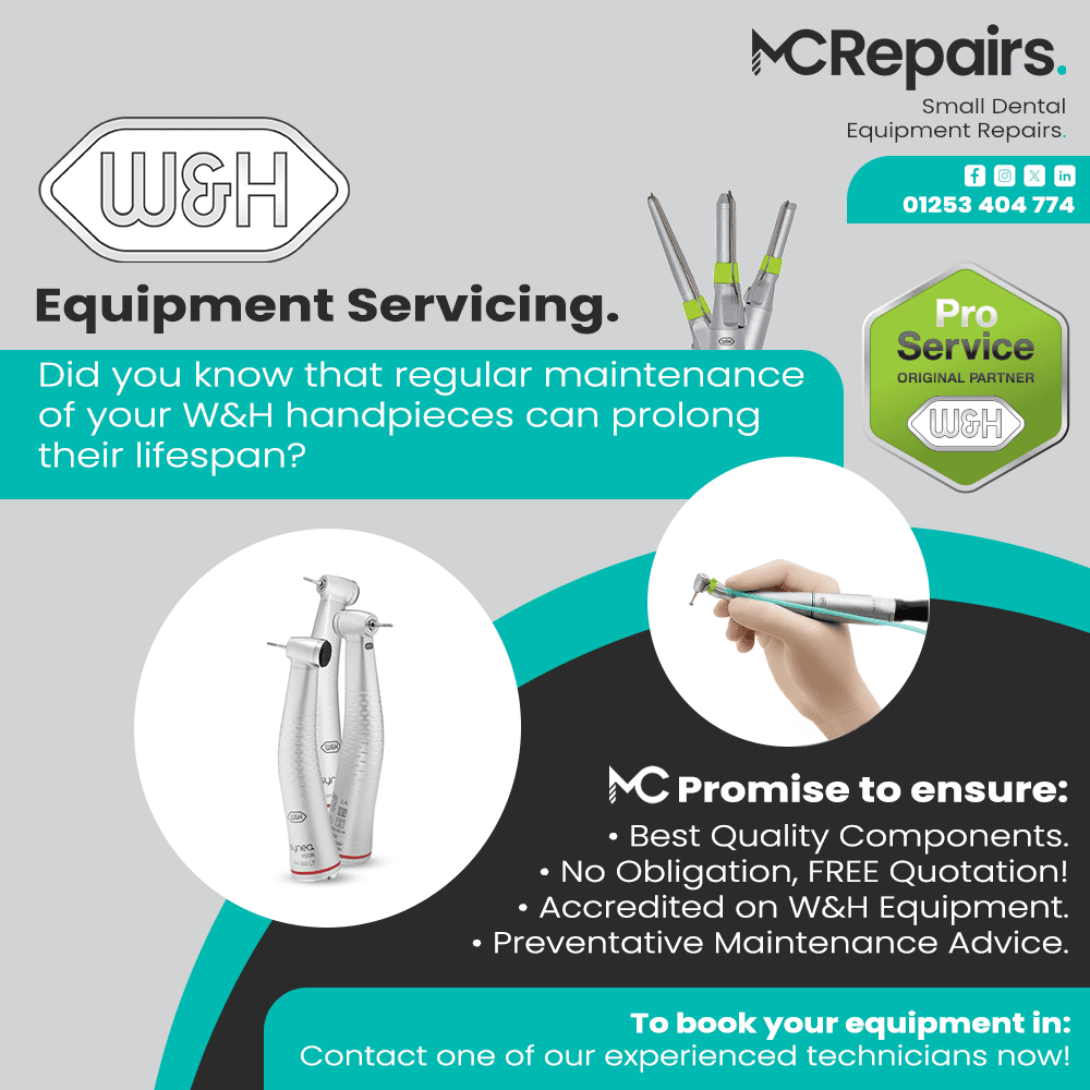 Maximize Your Equipment’s Lifespan with W&H accredited Service Technicians!