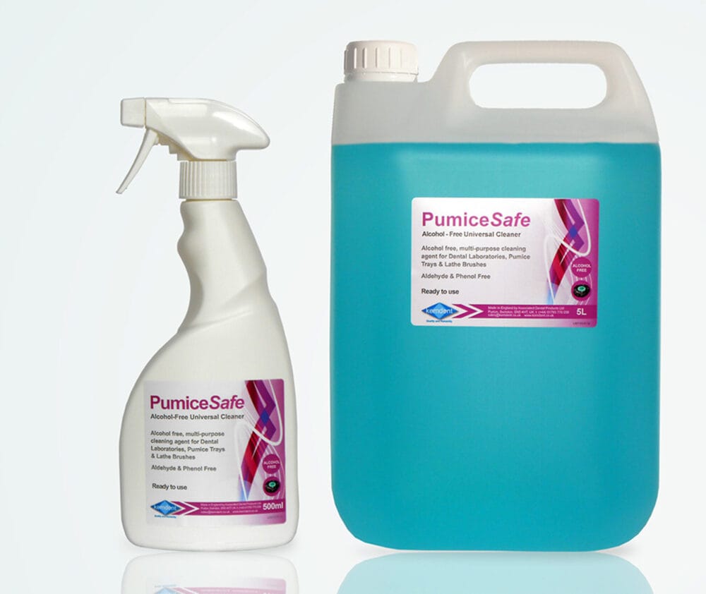Pumice slurry made safe