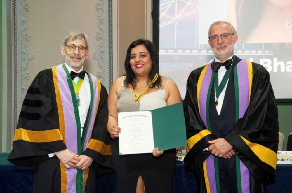 Dr Sejal Bhansali inducted as ICD Fellow