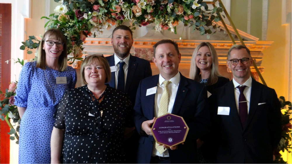 Prestigious royal award for DDU membership team training programme