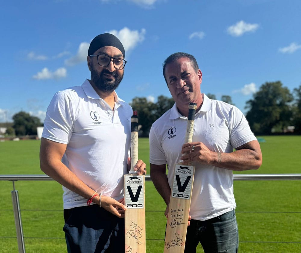Monty Panesar and Adam Hollioake