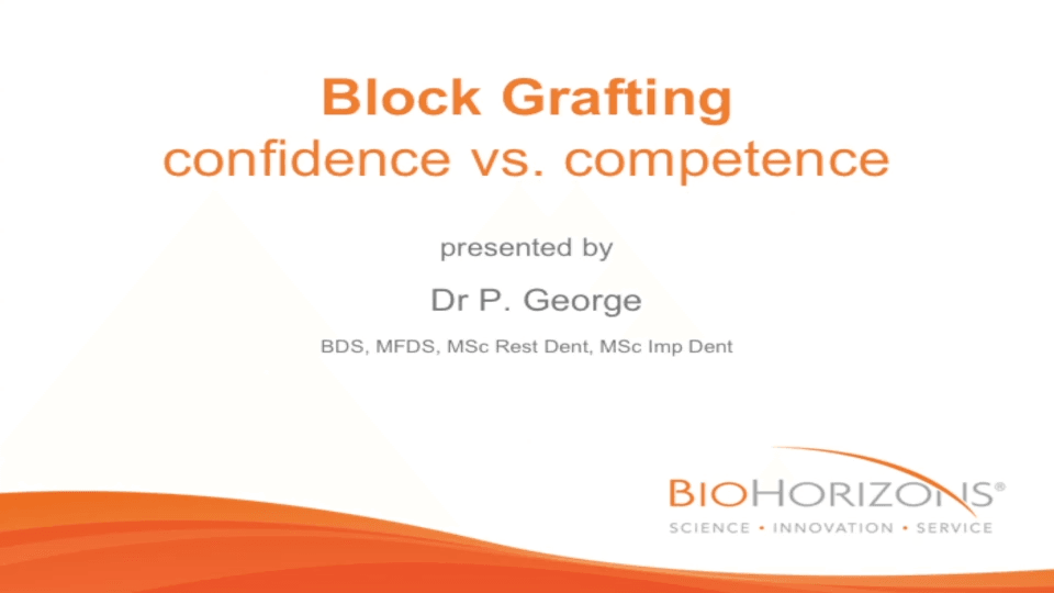 Block Grafting: Confidence v’s Competence