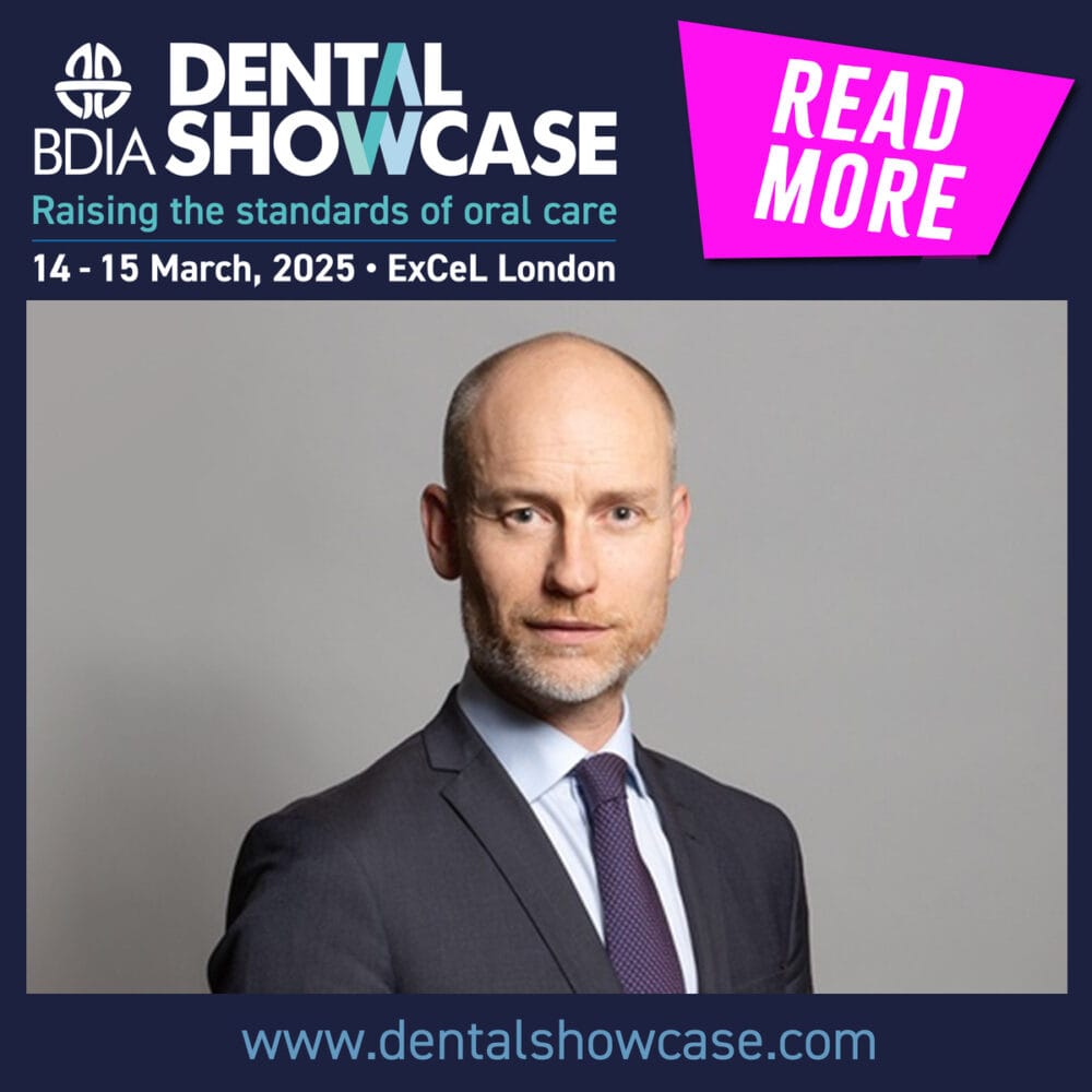 Stephen Kinnock, Minister of State for Care, confirmed to speak at BDIA Dental Showcase