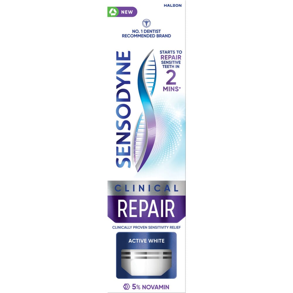Sensodyne Clinical Repair toothpaste range launches