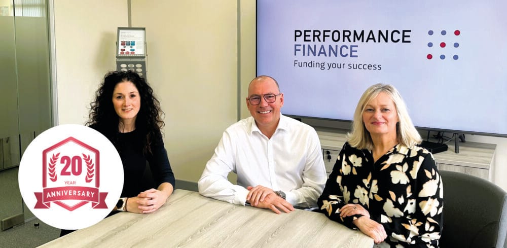 20 years of trusted lending solutions from Performance Finance