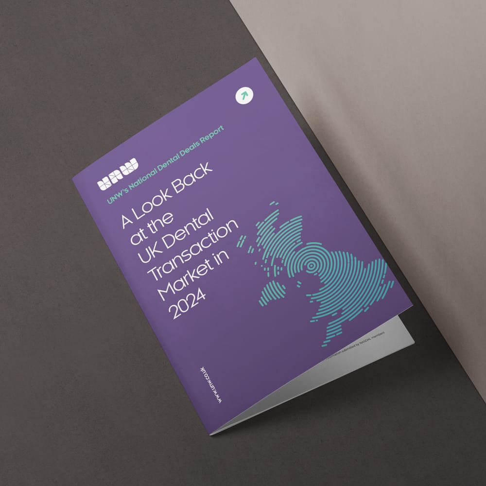 UNW report shows sharp rise in dental practice sales ahead of Autumn Budget
