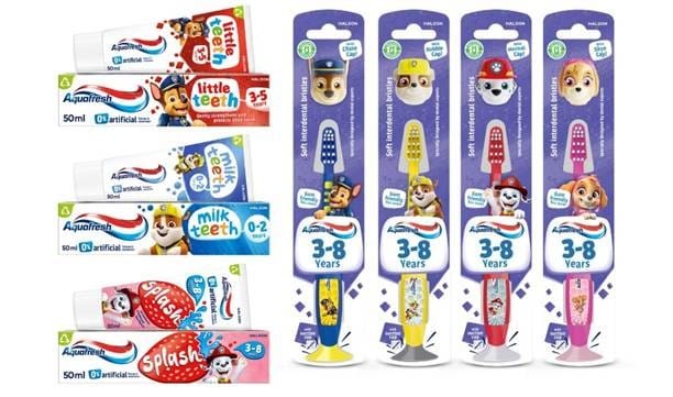 Aquafresh teams up with the Paw Patrol in new range