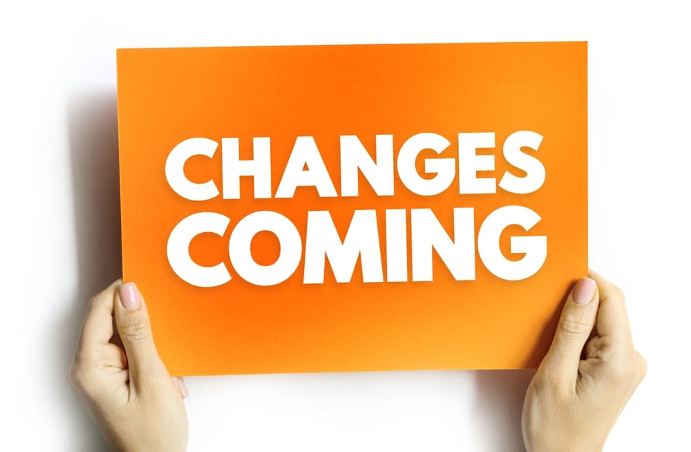 Change is afoot – and it’s not always a bad thing