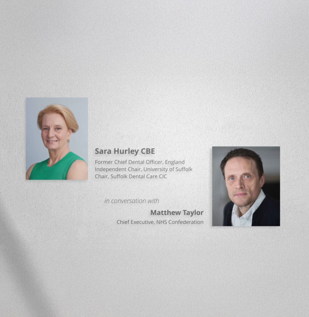 Sara Hurley in conversation with NHS Confederation Chief Executive Matthew Taylor