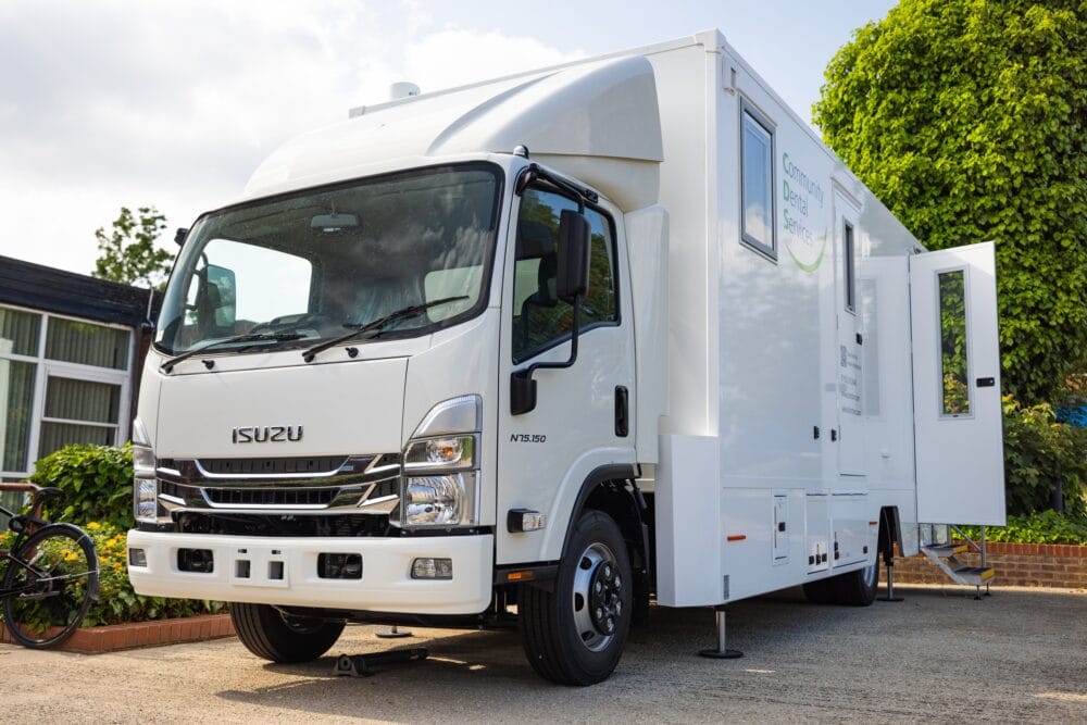 Community Dental Services CIC unveils new green mobile dental unit