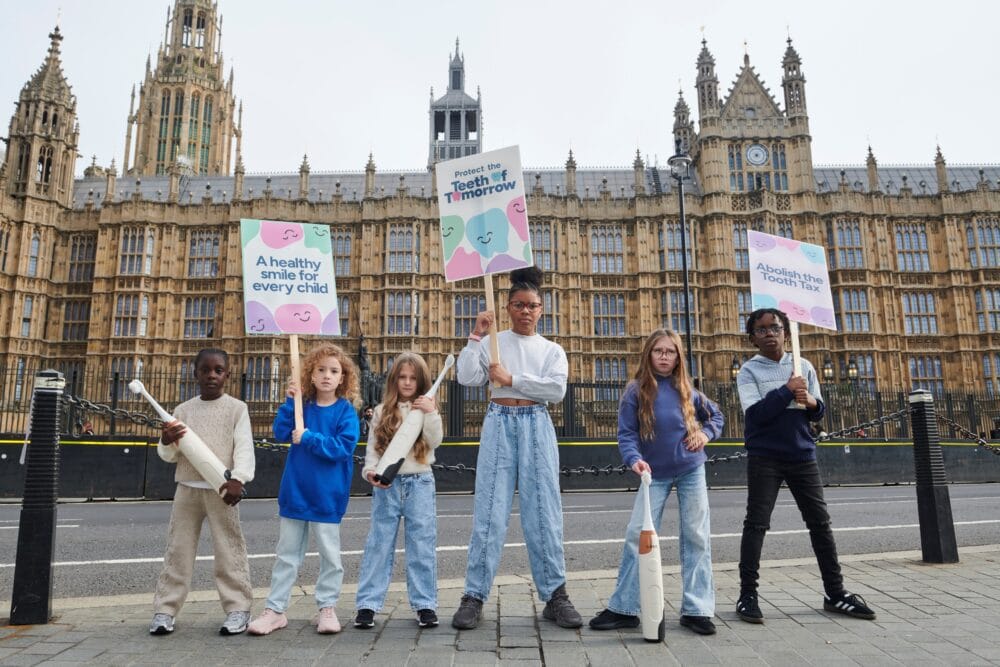 Oral health experts rally to ‘axe the tooth tax’ on children’s dental hygiene products to increase access for low-income households