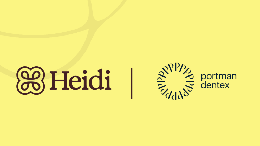 PortmanDentex signs two year partnership with Heidi to bring clinical AI into practice
