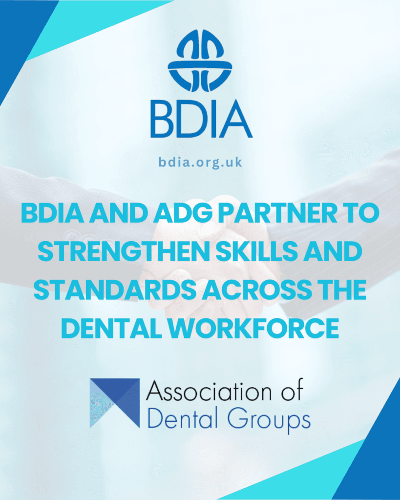BDIA and ADG partner to strengthen skills and standards across the dental workforce