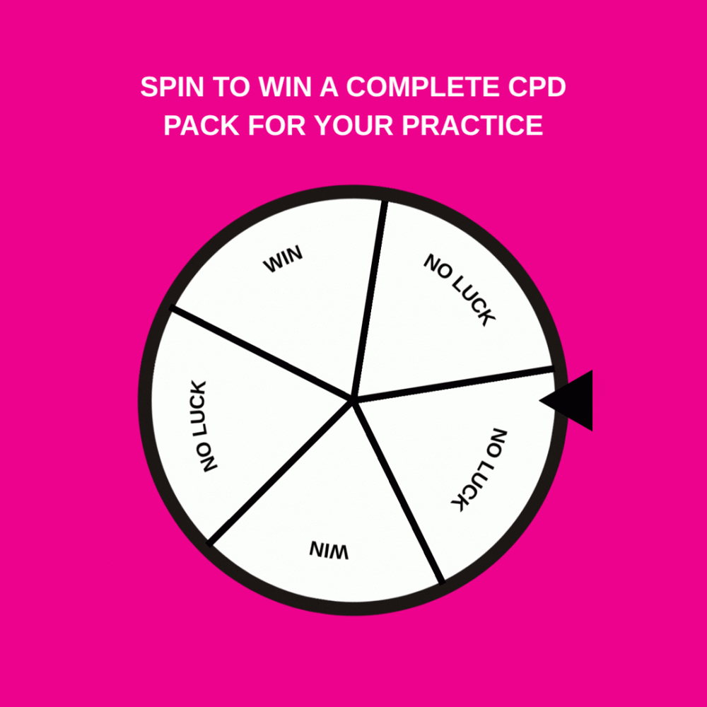 Spin to win a complete CPD pack for your practice