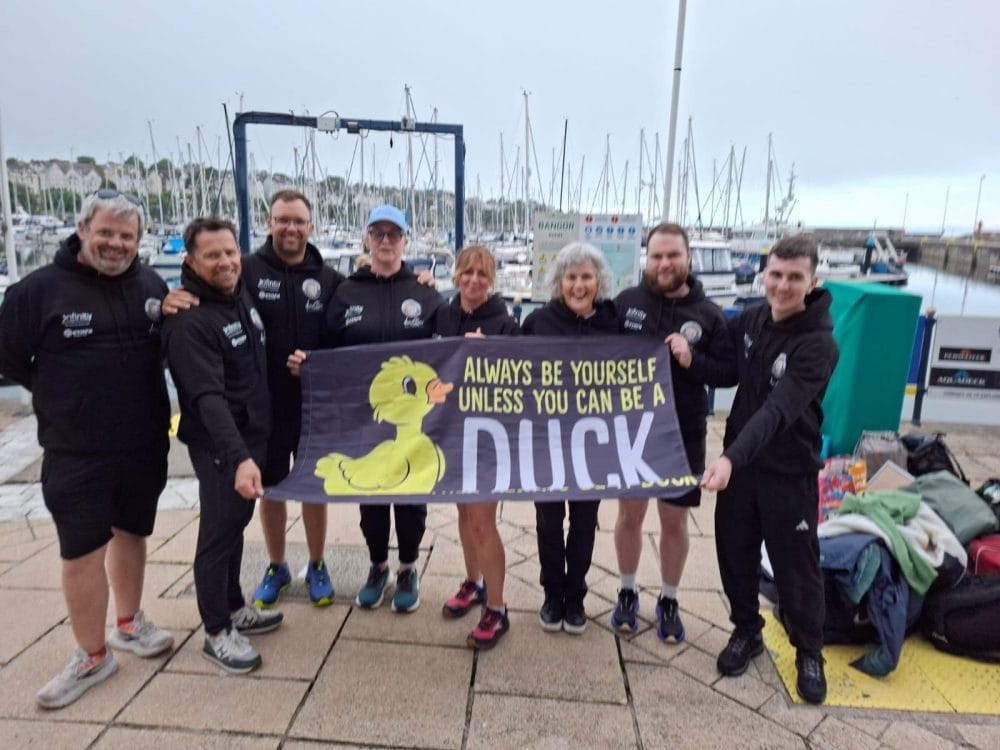 Mimetrik’s Ken O’Brien completes North Channel relay swim in aid of Southern Area Hospice