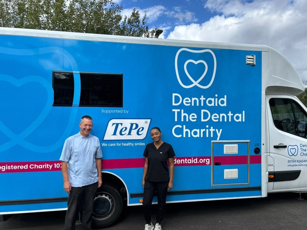 Vulnerable people receive dental support on charity unit’s 50th clinic