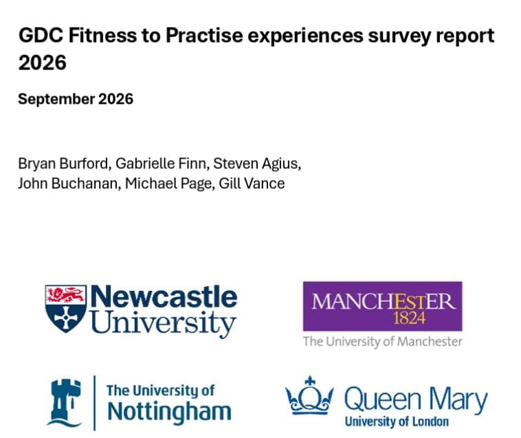 Time and support remain areas for improvement in new GDC fitness to practise research